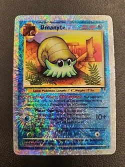Omanyte 57/110 Legendary Collection 2002 Reverse Holo Pokemon Card TCG - Image 1