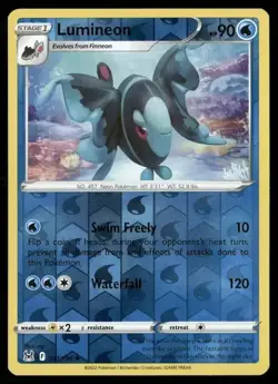 2022 Lost Origin Set Pokemon Card 041 Lumineon Reverse Foil NM - Image 1