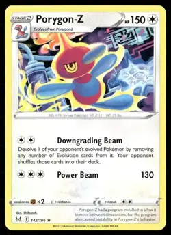 2022 Lost Origin Set Pokemon Card 142 Porygon-Z NM - Image 1