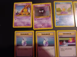 Pokemon TCG Base Set 2 Job Lot Bundle: Pokemon Squirtle, Abra, Trainer Cards x15 - Image 3