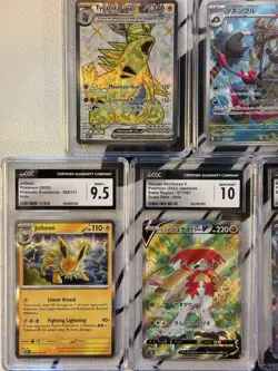 Pokemon Slab Lot - Jolteon CGC 9.5, Mimikyu, Tyranitar, Decidueye 10 - 5 Cards - Image 2