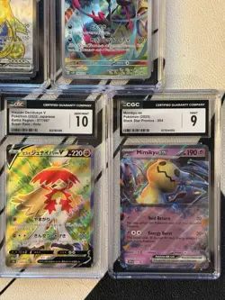 Pokemon Slab Lot - Jolteon CGC 9.5, Mimikyu, Tyranitar, Decidueye 10 - 5 Cards - Image 3