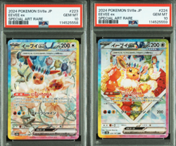 PSA 10 Eevee ex SAR 223 224/187 Terastal Festival 2024 Pokemon Card Japanese - Image 1