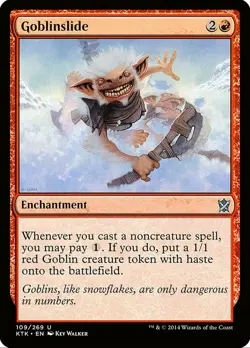 X 1 Goblinslide NM-M Khans of Tarkir 109 MTG Magic The Gathering - Image 1