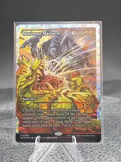 Magic The Gathering - Mutinous Massacre (Showcase - Fracture Foil) (0389) - NM - Image 1
