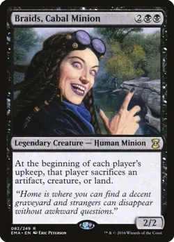 Magic The Gathering MTG BRAIDS, CABAL MINION Eternal Masters NM Near Mint - Image 1