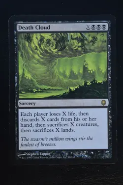Magic The Gathering MTG DEATH CLOUD Darksteel LP Lightly Played - Image 1