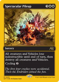 Spectacular Pileup (First-Place Foil) [Aetherdrift] Foil Near Mint - Image 1