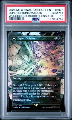 PSA 10 Esper Origins (Borderless) Foil 370 R FINAL FANTASY - Image 3