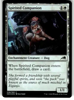 Magic: The Gathering Spirited Companion Common FOIL MTG NM - Image 1