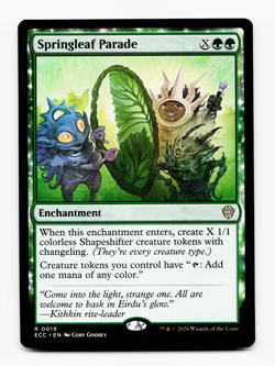 Springleaf Parade [Commander: Lorwyn Eclipsed] Magic MTG ECC 0019 NM 🌳 - Image 1