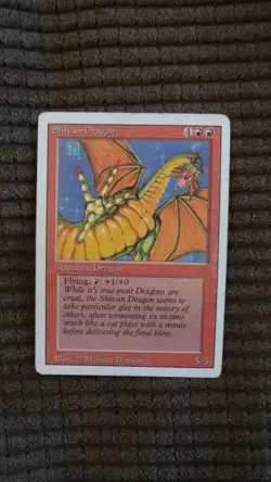Magic: the Gathering / MtG Shivan Dragon x1 Revised - Image 1