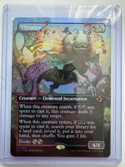 Vibrance (Borderless FOIL) MTG #0295 Lorwyn Eclipsed NM/M ENG - Image 1