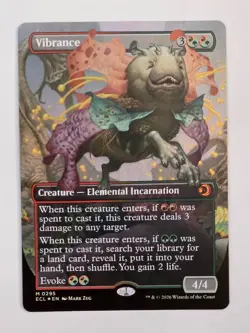 Vibrance - M0295 Foil (Borderless) - Lorwyn Eclipsed - Magic the Gathering - NM - Image 1