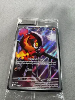 Charcadet 22 Black Star Promo Phantasmal Flames Sealed Promo Pokemon Card MINT - Image 2