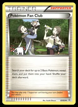 2016 Generations Set Pokemon Card 069 Pokemon Fan Club LP - Image 1