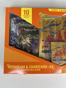 Pokemon Tag Team GX Reshiram & Charizard Premium Collection Box - Image 2