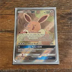 Pokemon Eevee GX SM233 Full Art Holo Basic Near Mint - Image 1