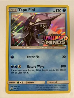 Tapu Fini SM203 - Unified MInds - Pre-Release Promo - Pokemon TCG - Image 1