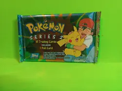 Topps 2000 Pokemon TV Animation Series 2 Booster Pack Collector’s Edition SEALED - Image 1
