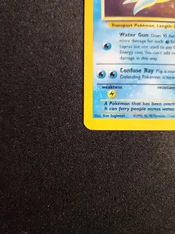 Pokemon TCG Lapras Fossil 10/62 Holo Rare - Image 4
