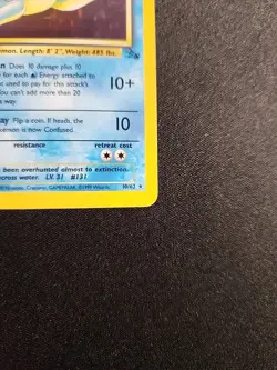 Pokemon TCG Lapras Fossil 10/62 Holo Rare - Image 5