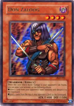 Yugioh! MP Don Zaloog - PGD-029 - Ultra Rare - Unlimited Edition Moderately Play - Image 1