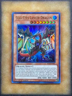 Yugioh Odd-Eyes Lancer Dragon BLLR-EN001 Ultra Rare 1st Ed NM - Image 1