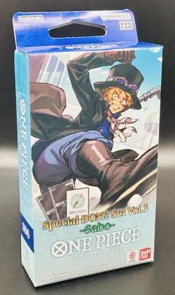 *NEW* One Piece TCG: Special DON!! Set Vol 3 (Sabo) - FACTORY SEALED SDS x2 Box - Image 1