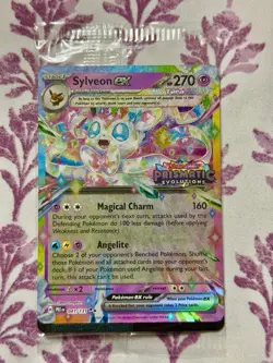Pokemon Prismatic Evolutions Sylveon ex 041/131 Surprise Box Stamped Sealed NM - Image 1