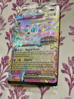 Pokemon Prismatic Evolutions Sylveon ex 041/131 Surprise Box Stamped Sealed NM - Image 2