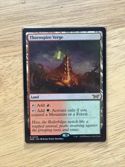 Thornspire Verge Duskmourn: House of Horror Regular NM-M Unplayed - Image 1