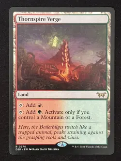 1x MTG Thornspire Verge - Duskmourn: House of Horror (DSK) #270 - Magic - Image 1