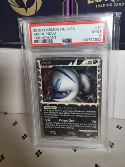 2010 POKEMON TRIUMPHANT ABSOL PRIME #91 ULTRA RARE PSA 9 MINT - Image 1