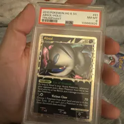 2010 POKEMON TRIUMPHANT ABSOL PRIME #91 ULTRA RARE PSA 8 NM - Image 1