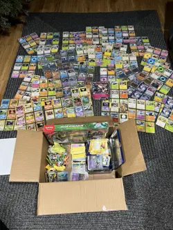 Entire Box Pokemon Card Collection Lot Binder Wotc Holos Vintage Sealed Tcg More - Image 3