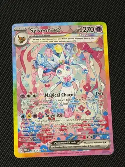Sylveon ex 156/131 Prismatic Evolutions Special Illustration Rare Pokemon MINT - Image 1