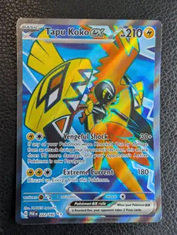 Tapu Koko ex - 222/182 Paradox Rift (Pokemon) Full Art Ultra Rare - Image 1
