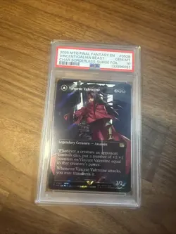 2025 MTG EN - Vincent Valentine (Borderless Surge Foil) 0528 - FFVII - PSA 10 - Image 2