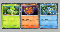 Pokemon Scarlet & Violet 151: Poster Collection Black Star Promo Starters Set - Image 1