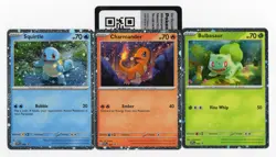 Pokemon Scarlet & Violet 151: Poster Collection Black Star Promo Starters Set - Image 1
