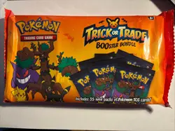 Pokemon TCG Halloween Trick Or Trade 2024 Booster Bundle 35 Packs New Sealed - Image 1