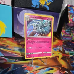 Alolan Ninetales 111/181 Team Up Sun Moon Rare Holo Card Near Mint - Image 1