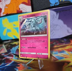 Alolan Ninetales 111/181 Team Up Sun Moon Rare Holo Card Near Mint - Image 2