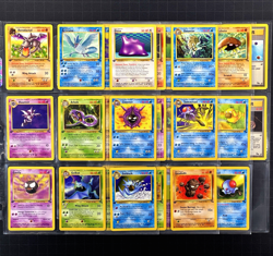1999 Pokemon 1ST EDITION Fossil Set NON HOLO Cards Lot RARE Articuno Haunter + - Image 1