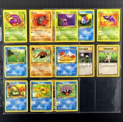 1999 Pokemon 1ST EDITION Fossil Set COMPLETE Non Holo COMMON Cards Lot KABUTO + - Image 1