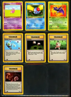 1999 Pokemon 1ST EDITION Fossil Set COMPLETE Non Holo COMMON Cards Lot KABUTO + - Image 3