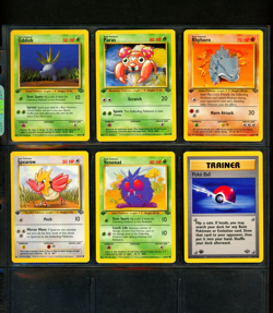 1999 Pokemon 1ST EDITION Jungle Set NEAR COMPLETE Non Holo COMMON Cards Lot WotC - Image 3
