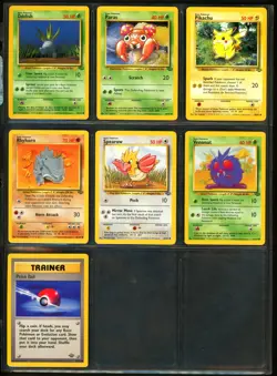 1999 Pokemon JUNGLE & FOSSIL Set COMPLETE Unlimited Edition COMMON Cards Lot NM+ - Image 4