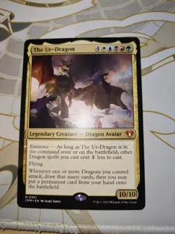 MTG the Ur-Dragon Commander Masters Regular Card Near Mint Condition - Image 2